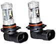 1965 Austin Healey 3000 - LED 9006 Bulb - Clear, Universal, Set of 2