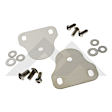 RT34016 Windshield Brackets - Polished, Stainless Steel, Direct Fit