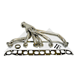 RT36001 Headers Mid-Length, Polished, Made of Stainless Steel