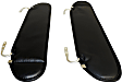 RT52005 Sun Visor, Black, Vinyl, Direct Fit, Set of 2
