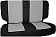 SCP20121 Second Row Seat Cover, Black and Gray, Fabric, 2-tone Design, Factory original seat RT Off-Road Seat Cover