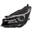 2015 Toyota Yaris - Driver Side Halogen Headlight, Without bulb(s), Hatchback, OE Replacement