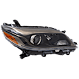 Passenger Side Headlight, with Bulb, Halogen, SE Model, with LED DRL