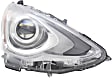 Passenger Side Headlight, with Bulb, Halogen, Clear Lens, 4 Cyl., 1.5L Engine