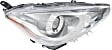 Passenger Side Headlight, with Bulb, Halogen, Clear Lens, 4 Cyl., 1.5L Engine