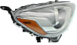 Passenger Side Headlight, with Bulb, Halogen, Clear Lens, 4 Cyl., 1.5L Engine, CAPA Certified