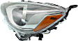 Driver Side Headlight, with Bulb, Halogen, Clear Lens, 4 Cyl., 1.5L Engine, CAPA Certified