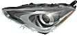 Driver Side Headlight, with Bulb, Halogen, Clear Lens, 4 Cyl., 1.5L Engine, CAPA Certified