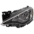 Driver Side Headlight, without Bulb, Halogen, Base/L/LE/Premium Models