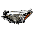 Driver Side Headlight, without Bulb, Halogen, Base/L/LE/Premium Models, CAPA Certified