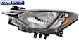 Driver Side Headlight, without Bulb, Halogen, Base/L/LE/Premium Models, CAPA Certified