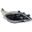 Passenger Side Headlight, without Bulb, HID/Xenon, Clear Lens
