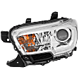 Driver Side Headlight, with Bulb(s), Halogen, For Models without LED Daytime Running Lights and Fog Lights