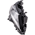 Passenger Side Headlight, with Bulb, LED, Clear Lens