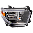 Passenger Side Headlight, with Bulb, LED, Clear Lens, CAPA Certified