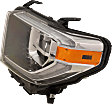 Driver Side Headlight, with Bulb, LED, Clear Lens