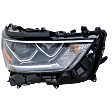 Passenger Side Headlight, with Bulb, LED, Clear Lens