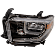 Driver Side Headlight, with Bulb, LED, Clear Lens