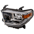 Driver Side Headlight, with Bulb, LED, Clear Lens