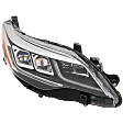 Passenger Side Headlight, with Bulb, LED, Clear Lens