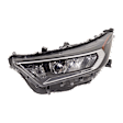 Driver Side Headlight, without Bulb, Halogen, Clear Lens, CAPA Certified