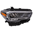 Passenger Side Headlight, with Bulb, LED, Clear Lens
