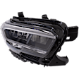 Passenger Side Headlight, with Bulb, LED, Clear Lens