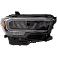 Passenger Side Headlight, with Bulb, LED, Clear Lens, CAPA Certified
