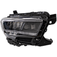 Passenger Side Headlight, with Bulb, LED, Clear Lens, CAPA Certified