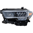 Driver Side Headlight, with Bulb, LED, Clear Lens, CAPA Certified