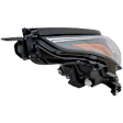 Passenger Side Headlight, with Bulb, LED, Clear Lens