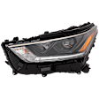Driver Side Headlight, with Bulb, LED, Clear Lens, XSE Model, CAPA CERTIFIED