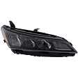 Passenger Side LED Headlight, With bulb(s)