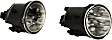 Front, Driver and Passenger Side Halogen Fog Light, With bulb(s)