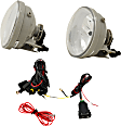 Front, Driver and Passenger Side Halogen Fog Light, With bulb(s)