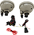 Front, Driver and Passenger Side Halogen Fog Light, With bulb(s)