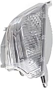 Front, Driver Side Turn Signal Light, Without bulb(s), CAPA Certified