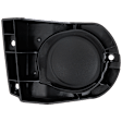 Front, Driver Side Fog Light Cover, Black