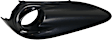 Front, Passenger Side Fog Light Trim, Black