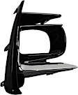 Front, Passenger Side Fog Light Trim, Black