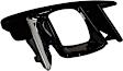 Front, Passenger Side Fog Light Trim, Black