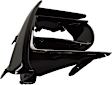 Front, Passenger Side Fog Light Trim, Black