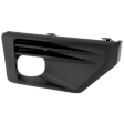 Driver Side Fog Light Trim, Black