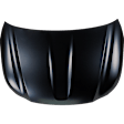 Hood, Steel, Black