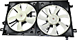Radiator Fan, 4, Cyl., 1.8L Engine, Dual fan, Prius/(Corolla, Hybrid Models, Excludes Plug-in Models)