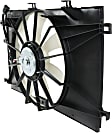 Radiator Fan, Fan Blade, Motor, and Shroud