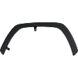 Front, Passenger Side Fender Flares, Textured Black