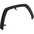 Front, Passenger Side Fender Flares, Textured Black CAPA Certified