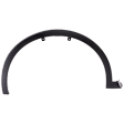 Front, Driver Side Fender Flares, Black