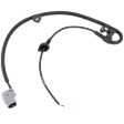 ABS Wheel Speed Sensor Wiring Harness - Rear, Passenger Side, FWD 